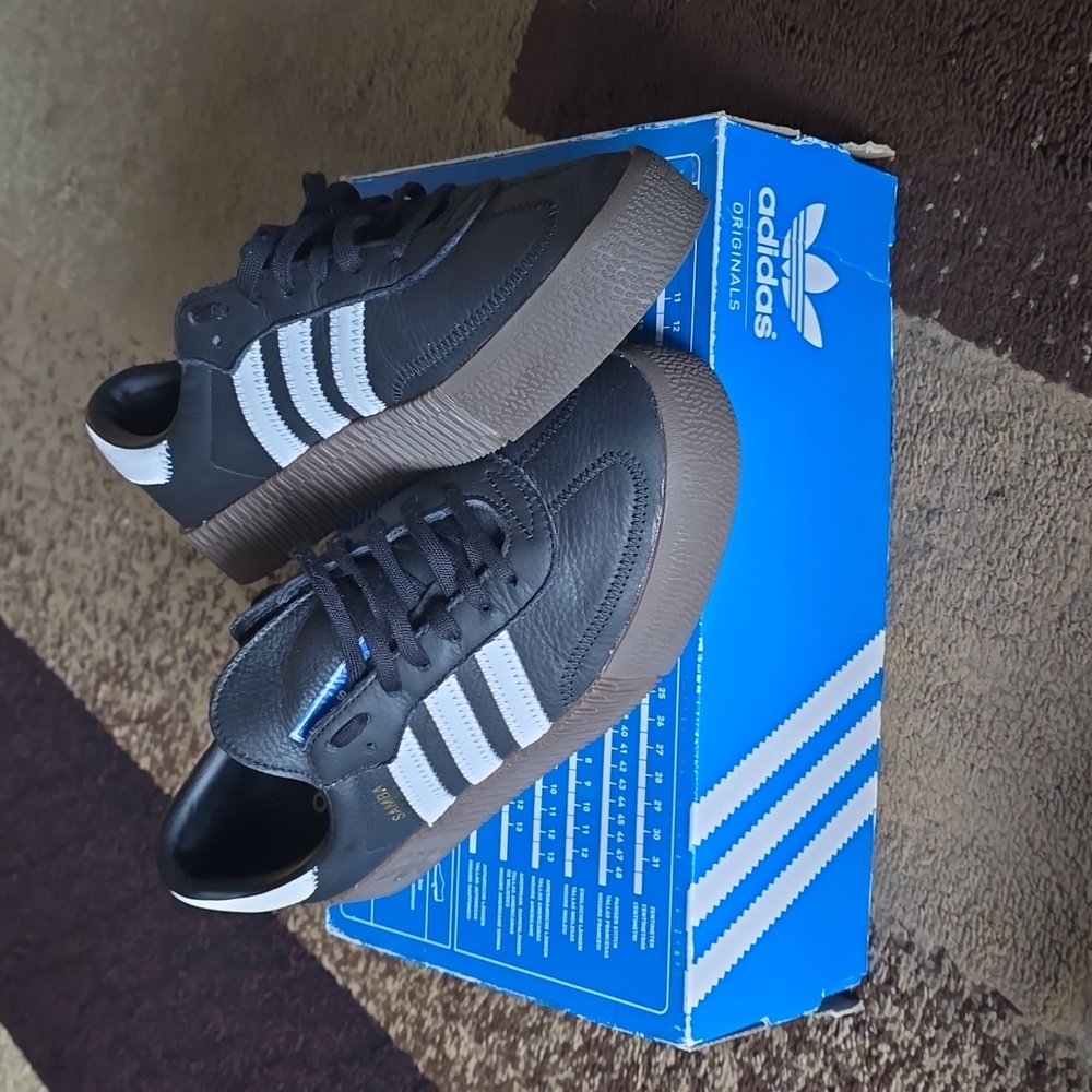 adidas Black and White Sneakers